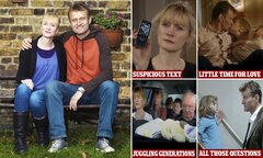 Hugh Dennis and Claire Skinner became an item in real life while ...