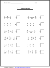 11 Bests of Adding Mixed Fractions Worksheets 4th Grade - Adding