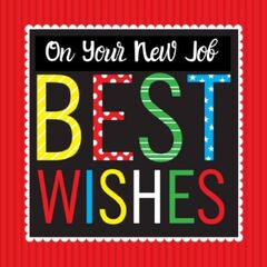 On Your New Job Best Wishes: Guest Book, Keepsake Message Memory ...