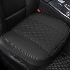 Black Panther PU Car Seat Cover Front Seat Protector Compatible with 90% Vehicles,Embroidery,Anti-Slip & Wrapping Bottom (Black Panther Car Seat Cover)