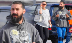 Shia LaBeouf visits a Los Angeles discount store with 'pregnant ...