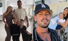 Tammy Hembrow's son refers to her fiancé Matt Poole as 'dad' in a ...