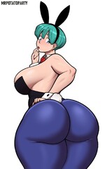 dragon ball, dragon ball z, bulma (bunny), bulma briefs ...