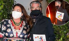 Pierce Brosnan and wife Keely Shaye Smith looked loved-up after ...