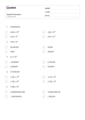 50+ Scientific Notation worksheets on Quizizz | & able