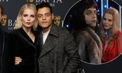 Rami Malek cosies up to Lucy Boynton at Bohemian Rhapsody | Daily ...