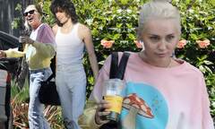 Miley Cyrus dons magic mushroom tie-dye sweater on trip to LA ...