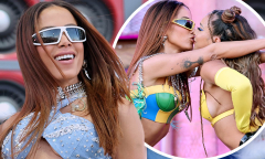 Anitta puts on a sizzling performance in THREE skimpy stage ...