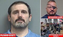 Oath Keeper sobs in court as he pleads guilty to seditious ...