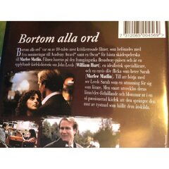 BORTOM ALLA ORD 1986 William Hurt Svensktextad .. | Köp på Tradera ...