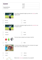 50+ projectile motion worksheets for 10th Year on Quizizz | ...