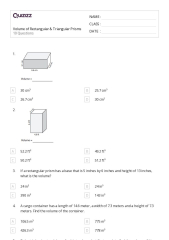 50+ Volume of a Rectangular Prism worksheets for 7th Grade on ...