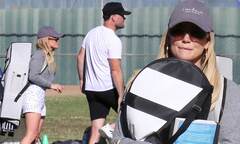 Hilary Duff reunites with ex-husband Mike Comrie as they support ...