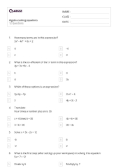 50+ Year 7 worksheets on Quizizz | & able