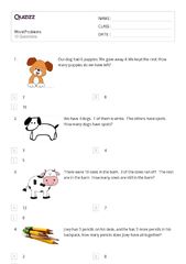 50+ Multi-Digit Multiplication Word Problems worksheets for 1st ...