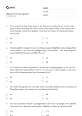 50+ Math Word Problems worksheets for 6th Grade on Quizizz | ...