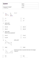 50+ congruent triangles sss sas and asa worksheets for 12th Year ...