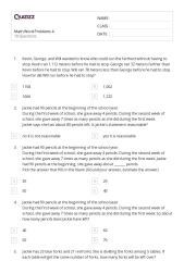 50+ Math Word Problems worksheets for 8th Grade on Quizizz | ...