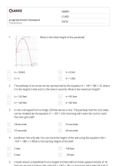 50+ projectile motion worksheets for 10th Class on Quizizz | ...