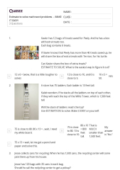 50+ Math Word Problems worksheets for 5th Grade on Quizizz | ...