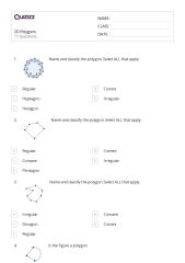 50+ regular and irregular polygons worksheets for 9th Year on ...