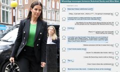 Rebekah Vardy's foul-mouthed WhatsApp messages revealed in ...