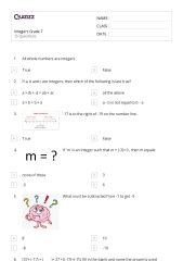 50+ Subtraction on a Number Line worksheets for 5th Class on ...