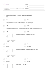 50  Parallel and Perpendicular Lines worksheets for 8th Class on ...