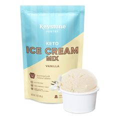 Keystone Pantry Keto Ice Cream Mix Chocolate Diabetic Friendly (Keystone Pantry Keto Ice Cream Mix Vanilla No Added Sugar)