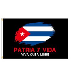 Patria Y Vida Viva Cuba Libre Cuban flag Adult Unisex (Patria y Vida Viva Cuba Libre)