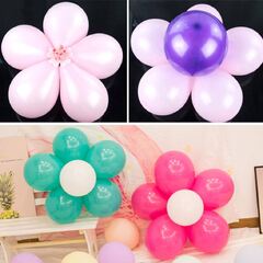 Nuluxi Luftballon Clips Luftballon Klemmen Blumen Form Ballon Clip ...