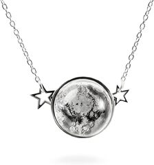 Sterling Silver Moon & Star Hypoallergenic Necklace