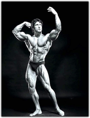 Arnold Schwarzenegger (Frank Zane) (CZOUU Professional Bodybuilder and Three Time Olympia Winner Frank Zane)