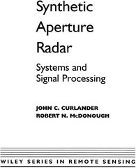 Buy Synthetic Aperture Radar: Systems and Signal Processing: 5 ...