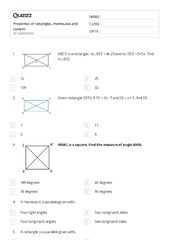 50+ properties of rhombuses worksheets for 10th Year on Quizizz ...