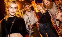 Kiernan Shipka showcases her washboard abs at Universal's ...