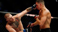 UFC 202: Diaz vs. McGregor 2 (dustin poirier punches conor) (Ultimate Fighting Championship)