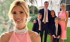 Ivanka Trump shows off her toned abs in a pink two-piece number ...