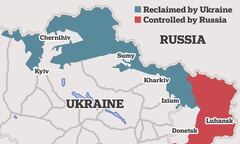 Ukraine has now reclaimed more than HALF the territory Russia had ...