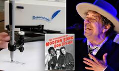 Bob Dylan apologises for using a machine to autograph 'hand-signed ...