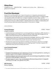 15  Front End Developer Resume Examples [with Guidance]