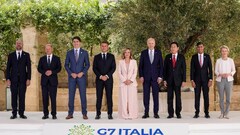 G7 leaders tackle migration, AI and economic security on second ...