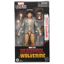 Deadpool & Wolverine Marvel Legends Headpool with Logan Action Figure (Deadpool & Wolverine)