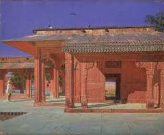 Courtyard of the Harem in the Fatehpur Sikri Imperial Palace