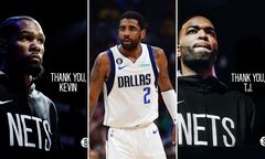 Nets FINALLY thank Kyrie Irving FOUR DAYS after his trade to the ...