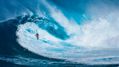 Surfing Ocean Waves Nature Scenery #180