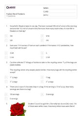 6th Grade Percent Word Problems - Worksheets Library