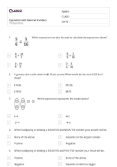 Ordering and Comparing Rational Numbers - Worksheets Library