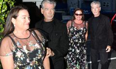 Pierce Brosnan and his wife of 22 years Keely Shaye Smith look ...