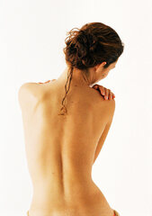 Nude woman, waist up, rear view – License – 70507957 ...